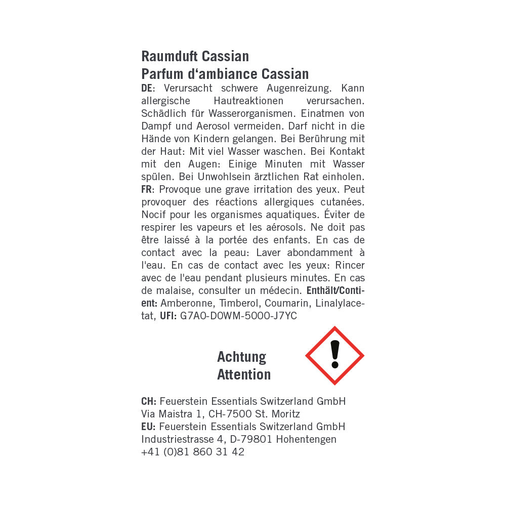 Room fragrance Cassian Refill