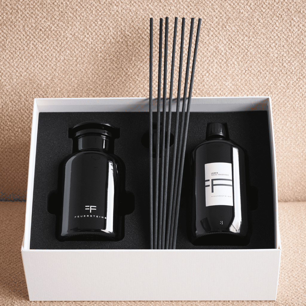 Raumduft Refill · Duftstäbchen Nachfüllen · Swiss Made Qualität – FEUERSTEIN