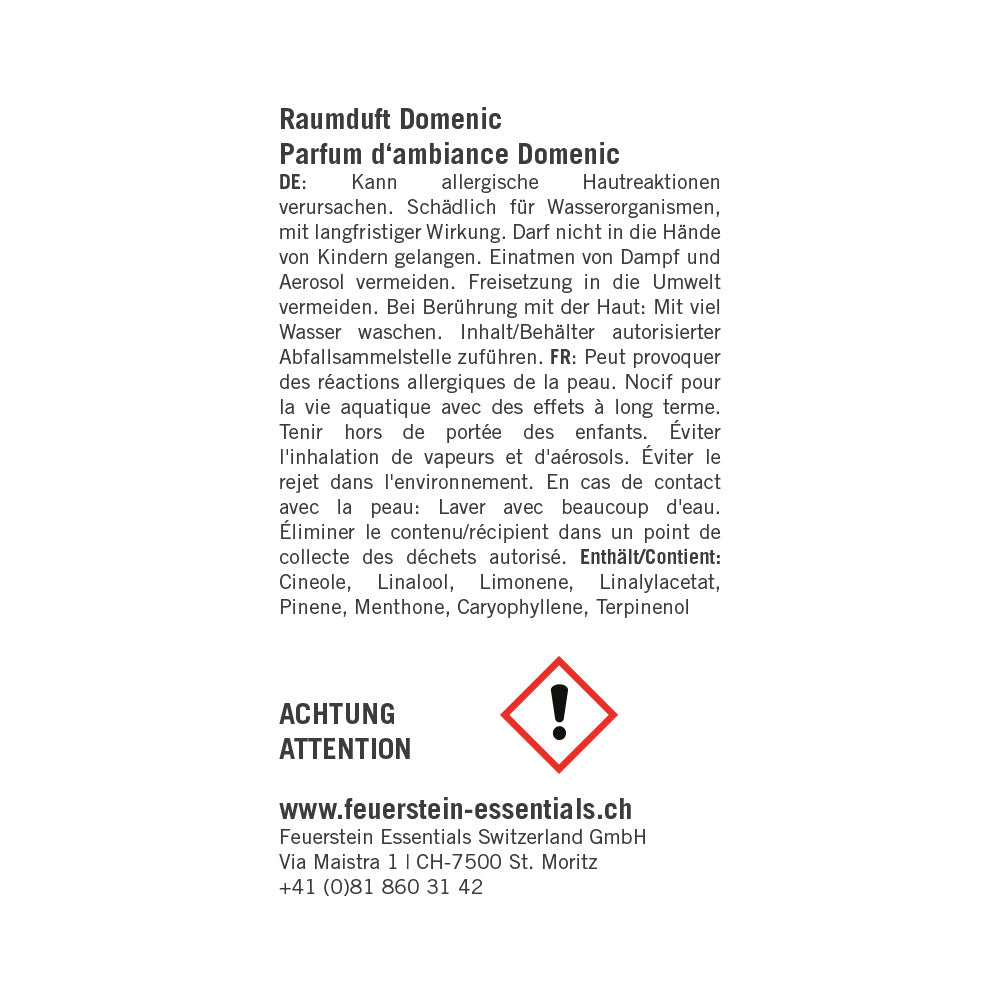 Mini-bâtonnets d'encens Domenic 100ml